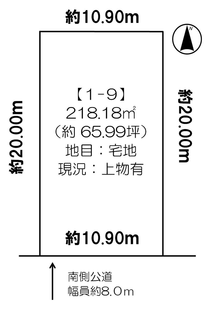西１７南３３丁目　売土地 間取り