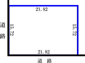 鹿追町泉町　売地 間取り