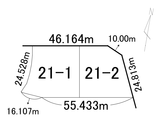 西１６条南２丁目【北東角地！敷地約５１０.８４坪！】 間取り