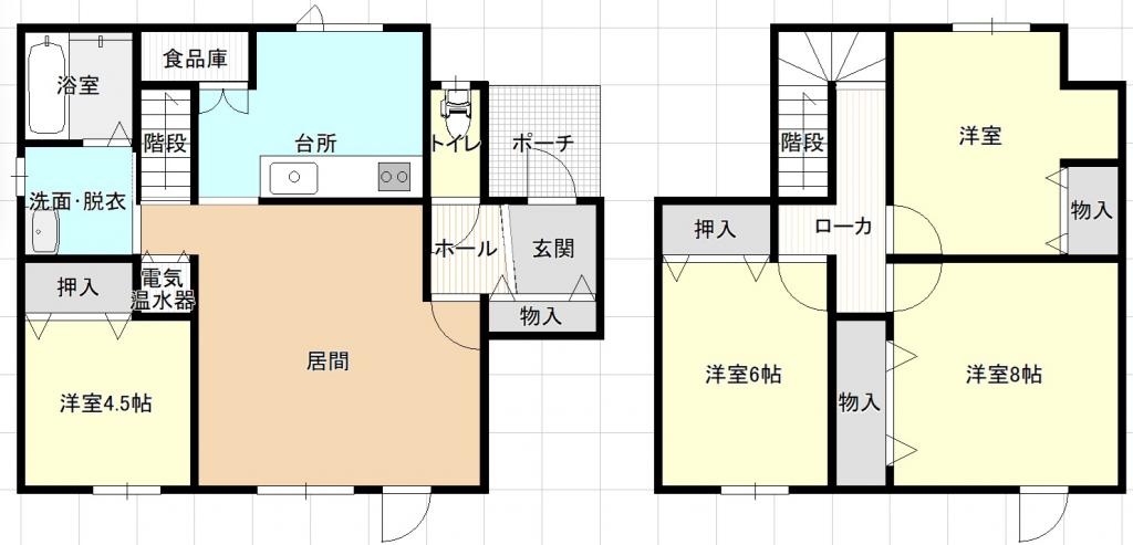 帯広市西18条南２丁目　平成26年築　中古売家 間取り