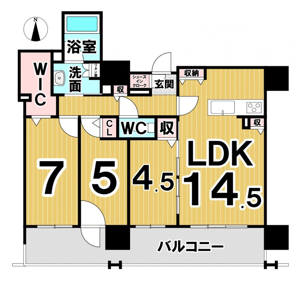 ※商談中※ザ・タワー帯広　1605号室 間取り