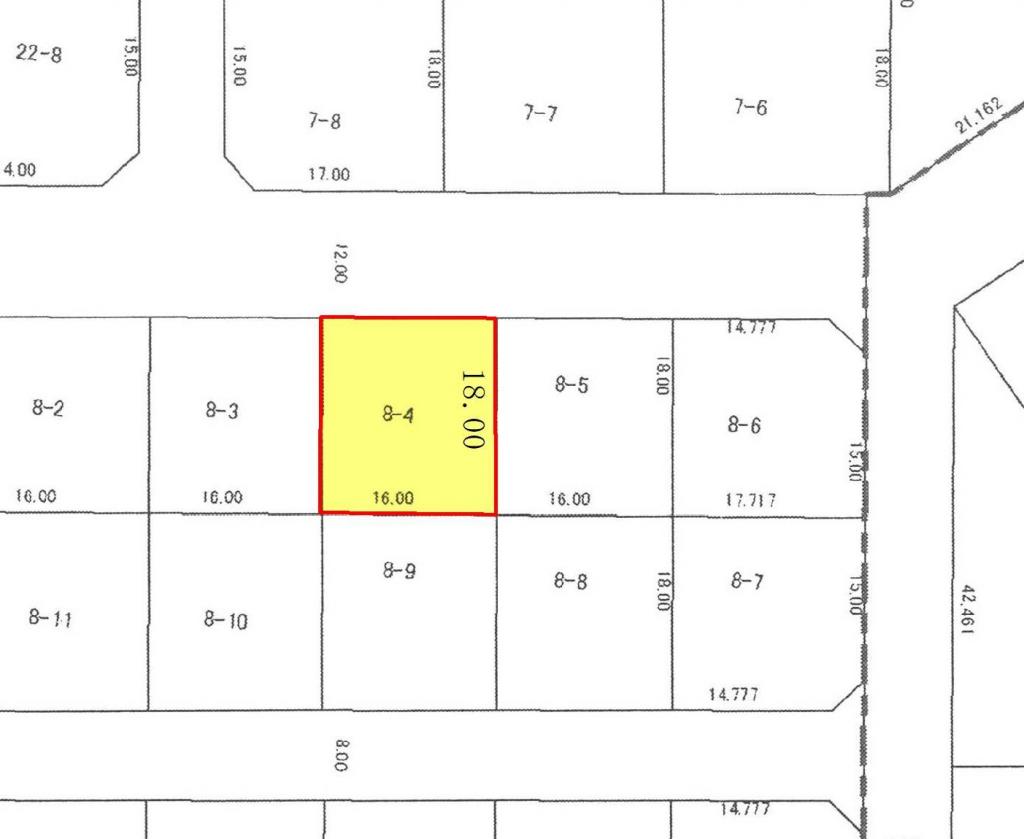 売土地（大空町５） 間取り