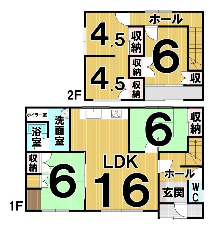 【リフォーム済】南の森西９丁目　中古戸建  間取り