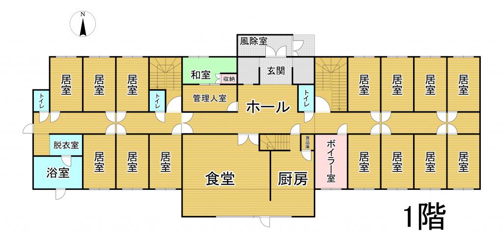 施設利用可♪部屋数多数♪帯広市東5条南14丁目＿クラックスガーデン 間取り