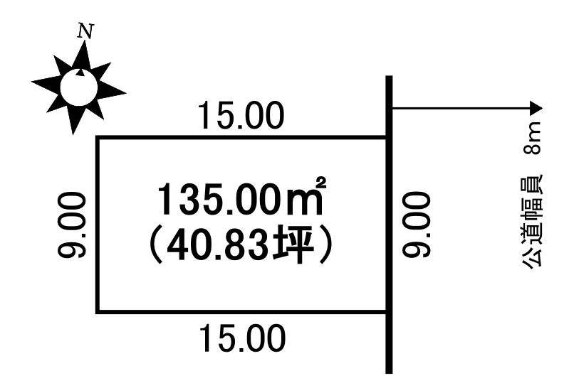 白樺１６東１１＿土地 間取り