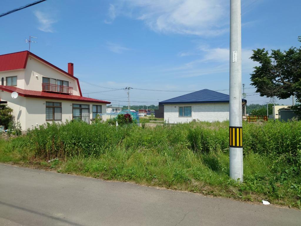 9番11、開進地区、上下水道埋設済、西向