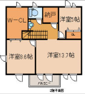 【売家】帯広市西23条南4丁目15番13☆北東角地、広々約43坪のお家☆ 内観