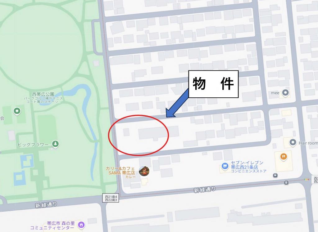 ★売土地★　帯広市西21条南3丁目28-30 仲介料不要！  間取り