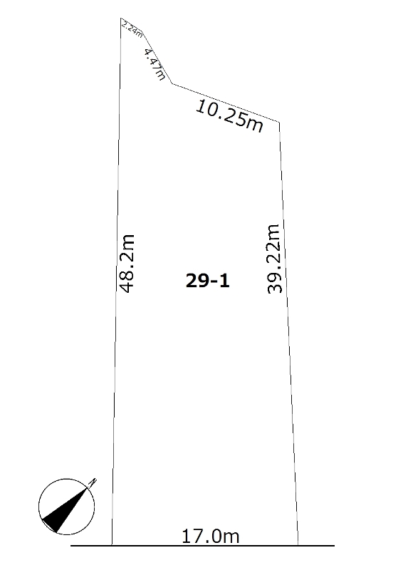 本別町東町　土地 間取り