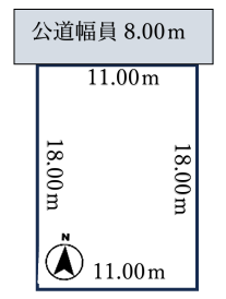 (価格変更)売土地　帯広市自由が丘7丁目4番25 間取り