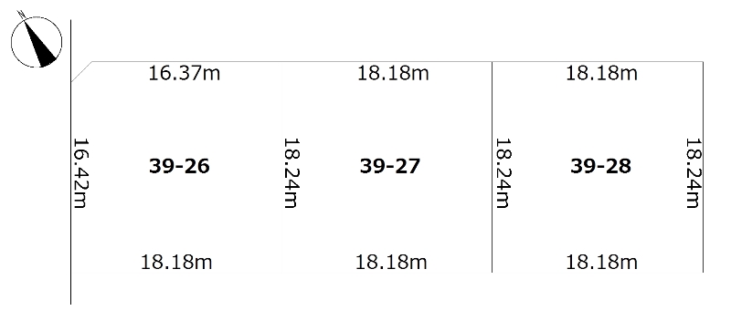帯広市愛国町基線　土地　※市街化調整区域 間取り