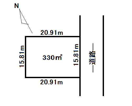 大樹町幸町　売地 間取り