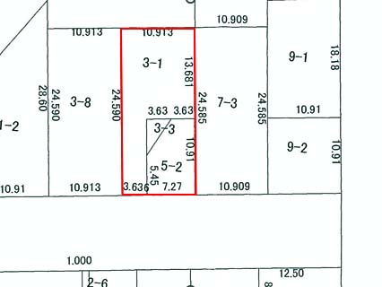 売土地（西７南３：南） 間取り