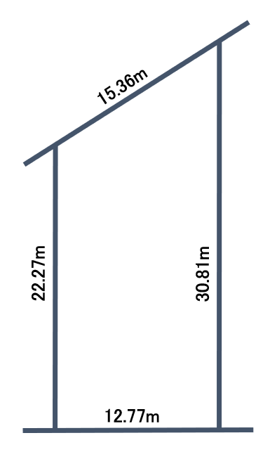 【建築条件はありません】帯広市東11条南4丁目　売地　南道路！！　※商談中 間取り