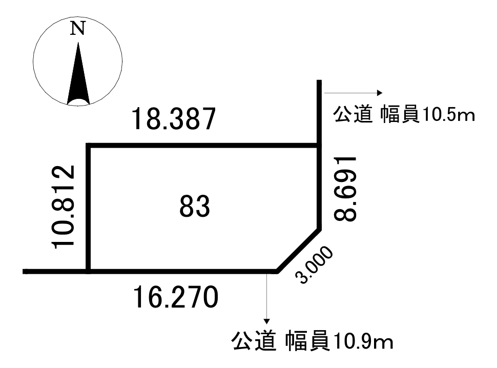 足寄町南7条１丁目＿売土地 間取り