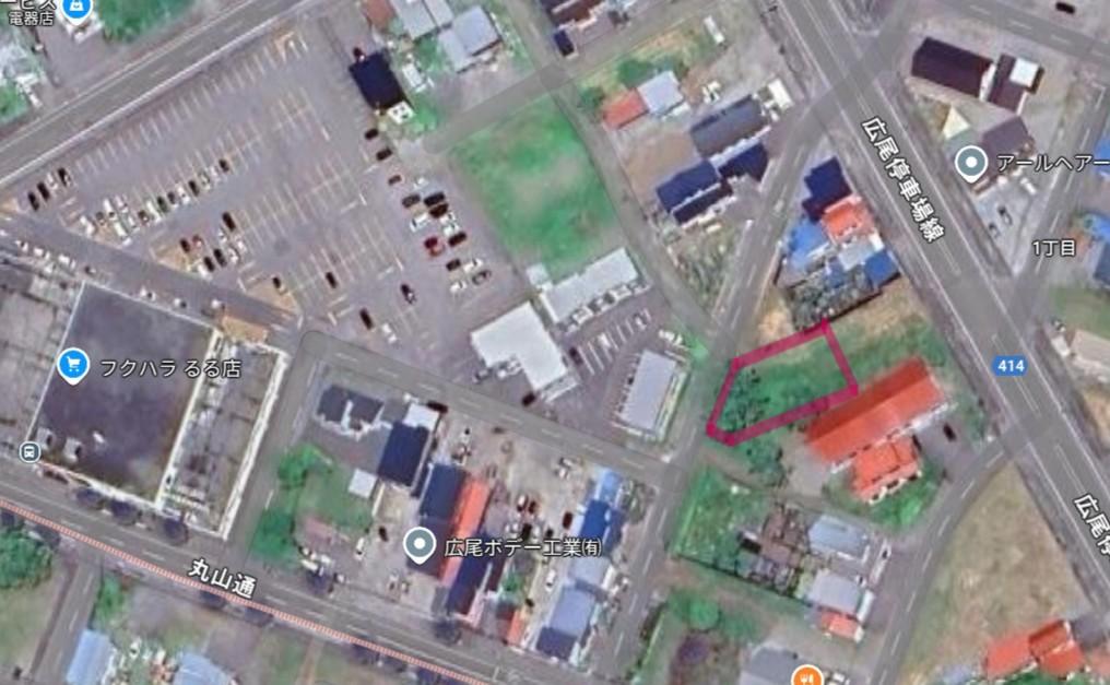 ★売土地★　広尾町丸山通北1丁目（約153坪　建築条件無し）