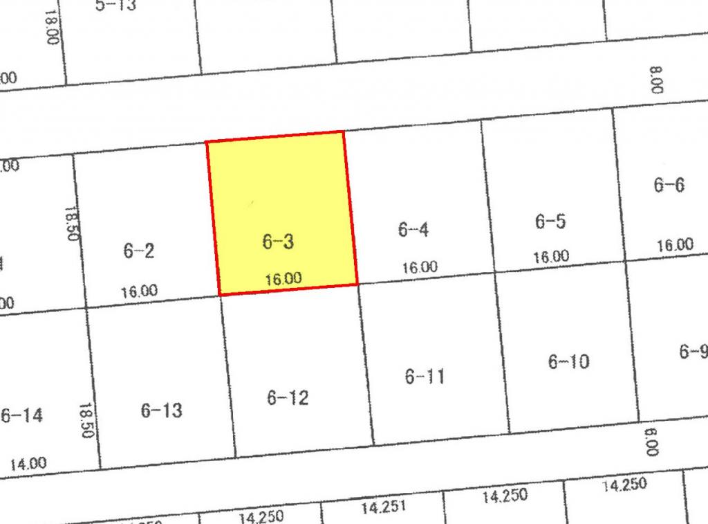 売土地（大空町６） 間取り