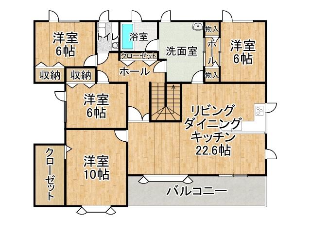 音更町木野西通１０丁目４番地９【総床面積約３００㎡の二世帯住宅が登場！】 内観