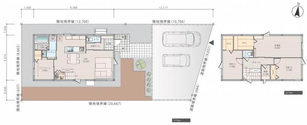 【セキスイハイム】柳町仲区II分譲住宅2号棟【未入居物件】  間取り