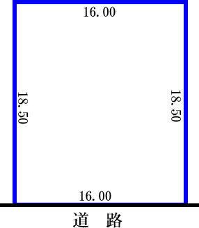帯広市大空町4丁目11　売地 間取り