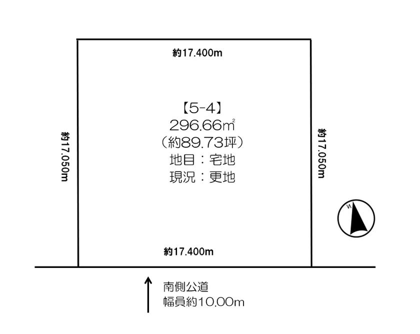 ☆商談中☆清流東４丁目　売土地 間取り