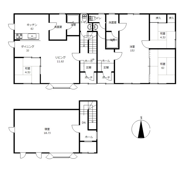 帯広市西１３条南３９丁目中古住宅※オーナーチェンジ物件 間取り