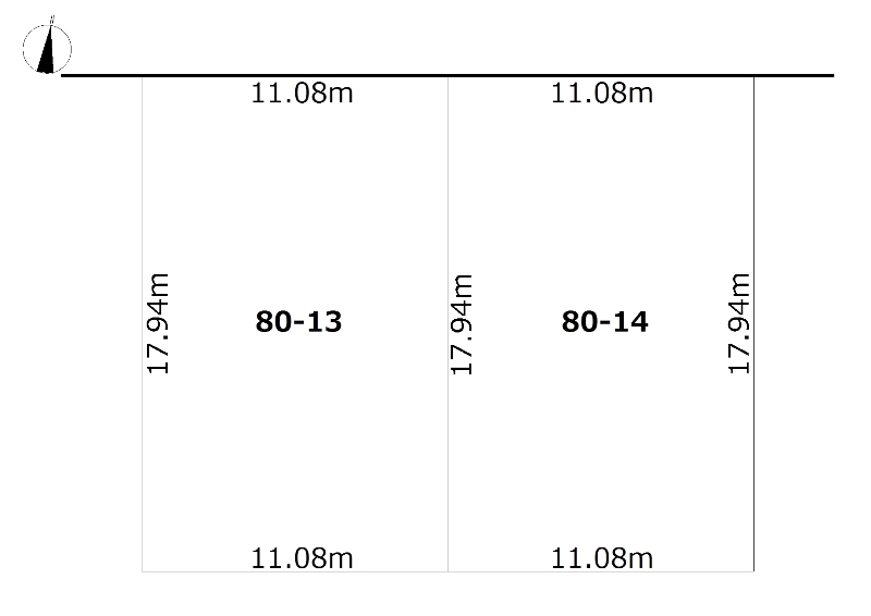 幕別町札内桜町　土地　※建築条件付※ 間取り