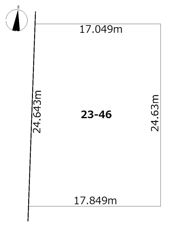 ＊市街化調整区域＊音更町字下音更北６線西　土地 間取り