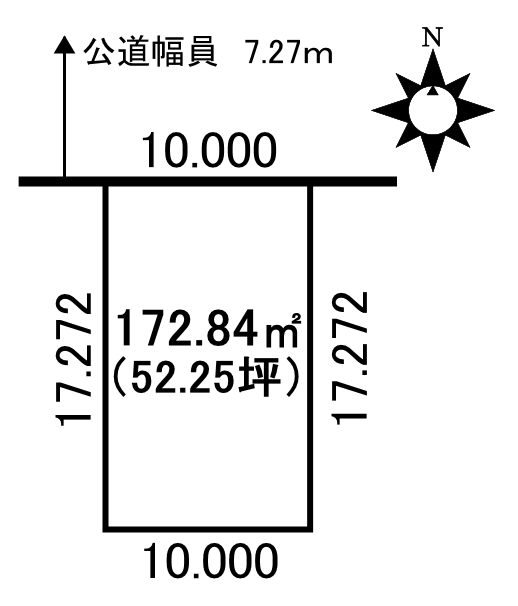  東１５南４＿土地 間取り