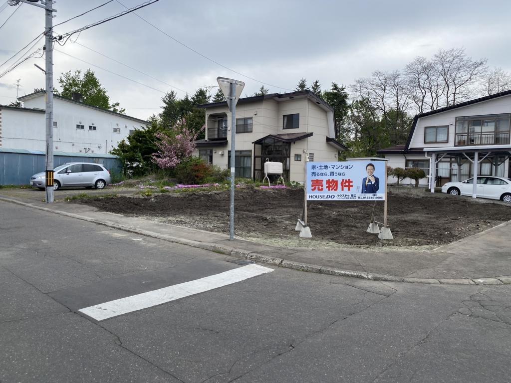 ※商談中※【価格変更！】西１９条南３丁目　南東角地　売土地 外観