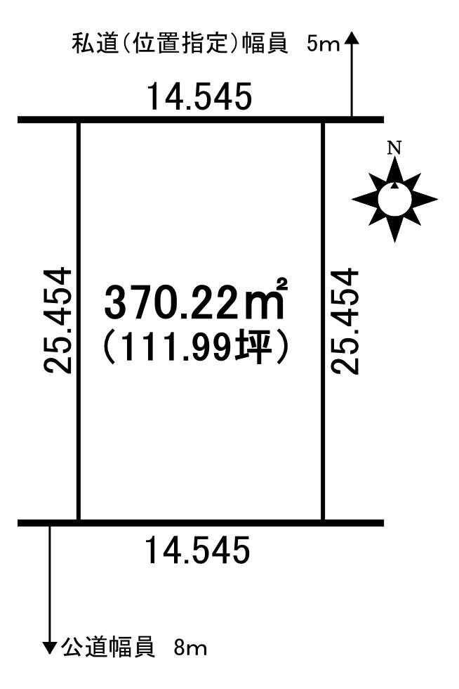 ♪南北道路♪東５南１８＿土地 間取り