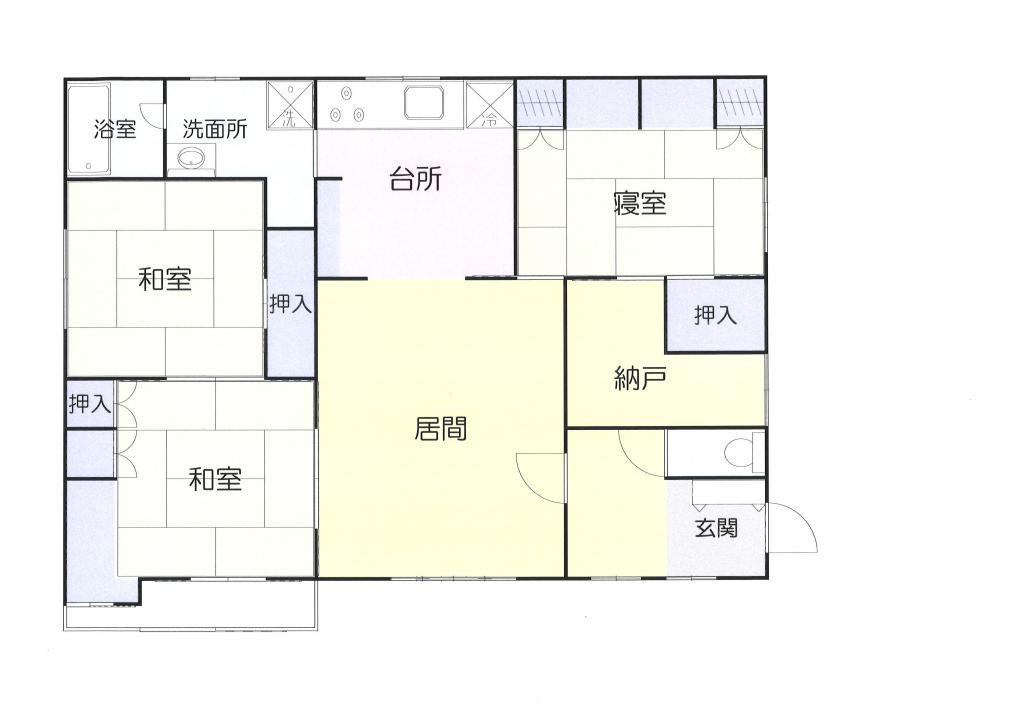 芽室町西土狩中古建 間取り