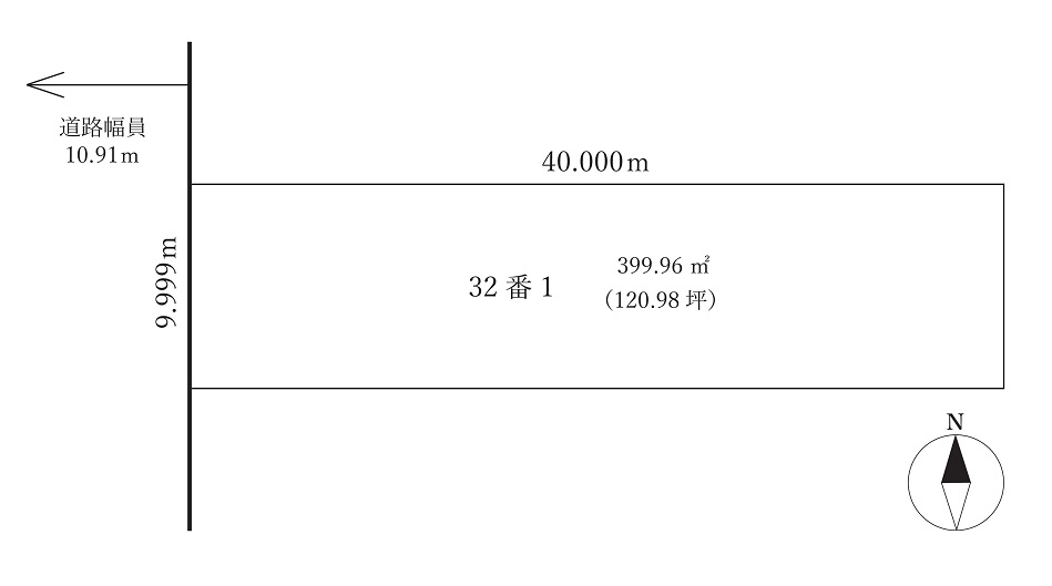 幕別町宝町 売土地 間取り