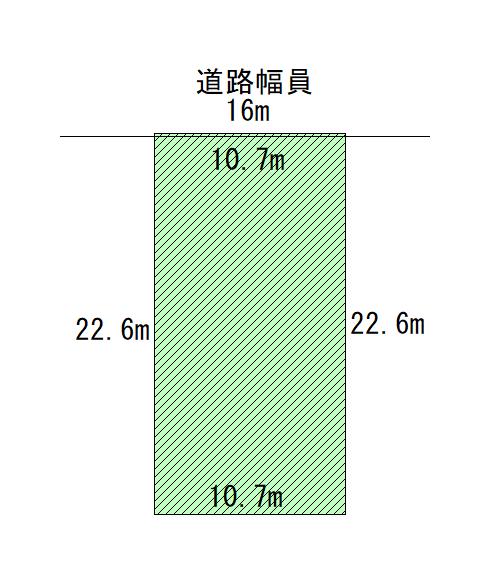帯広市白樺16条西8丁目　売土地 間取り