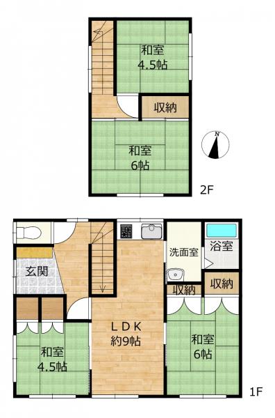 【リフォーム中】帯広市東十五条南４丁目　戸建て 間取り
