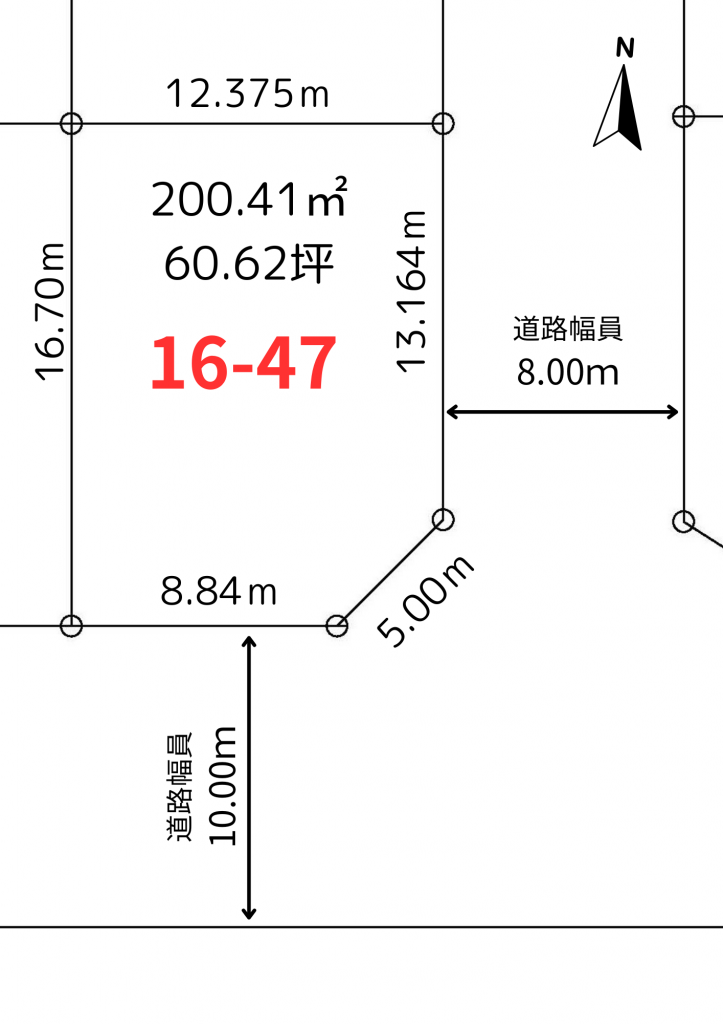 ★売土地・大空タウン★帯広市大空町3丁目16-47 間取り