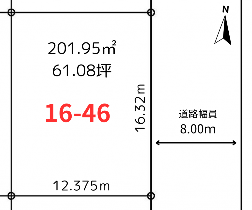 ★売土地・大空タウン★帯広市大空町3丁目16-46 間取り