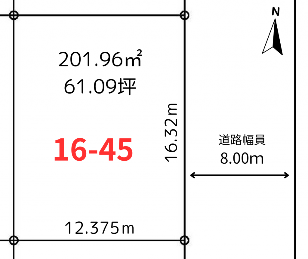 ★売土地・大空タウン★帯広市大空町3丁目16-45  間取り