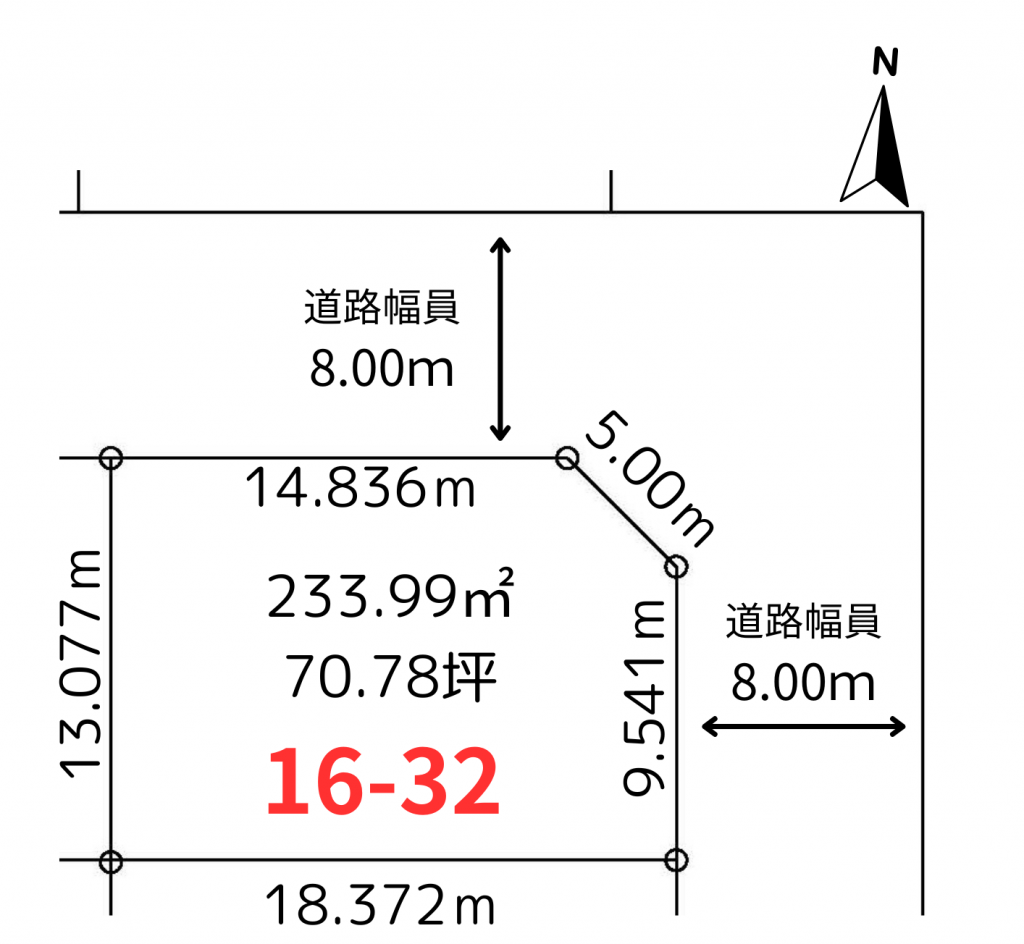 ★売土地・大空タウン：建築条件なし★帯広市大空町16-32