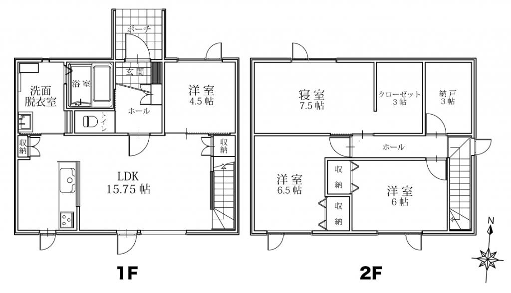 商談中※【仲介手数料無料】※内覧可※カーポート付き4SLDK 新築建売住宅