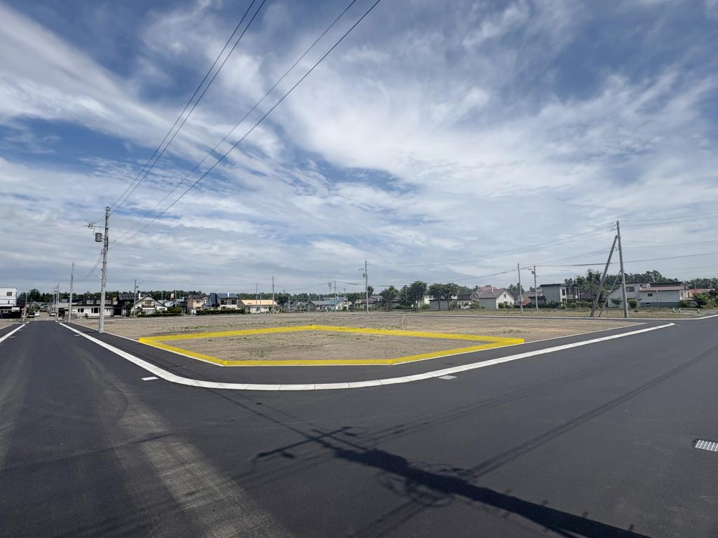 【南西角地・新造成住宅地】大空町3丁目　売土地 外観