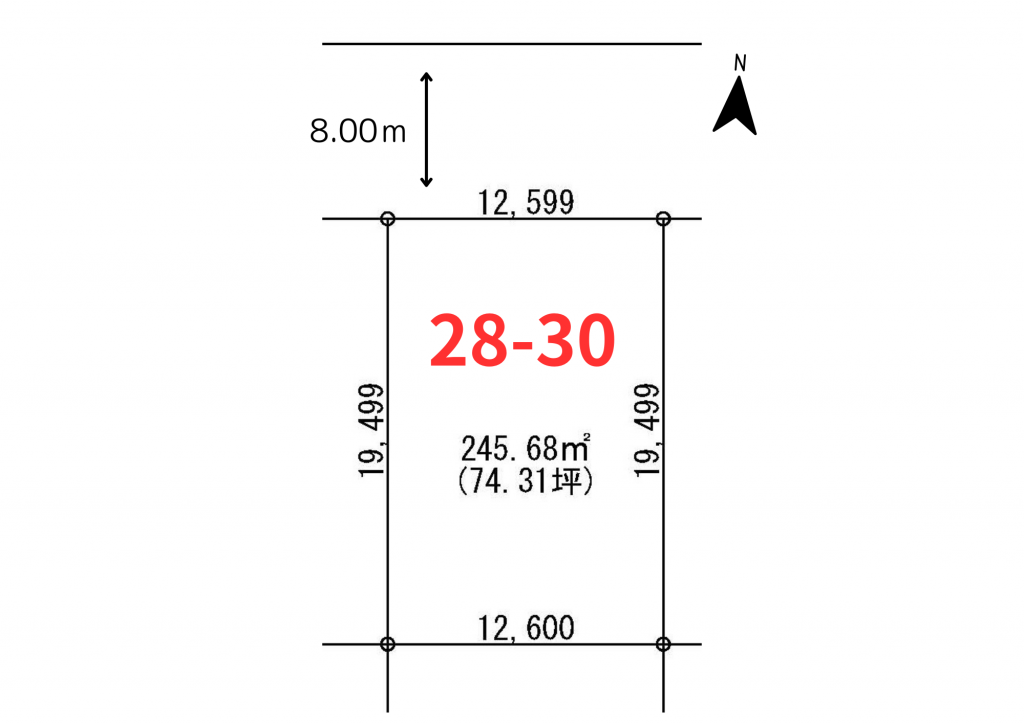 ★売土地★　帯広市西21条南3丁目28-30 仲介料不要！ 