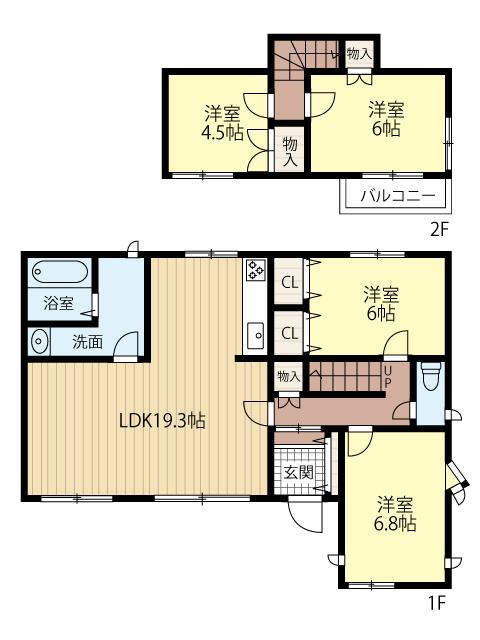 ※商談中です※札内青葉町　売中古住宅 間取り