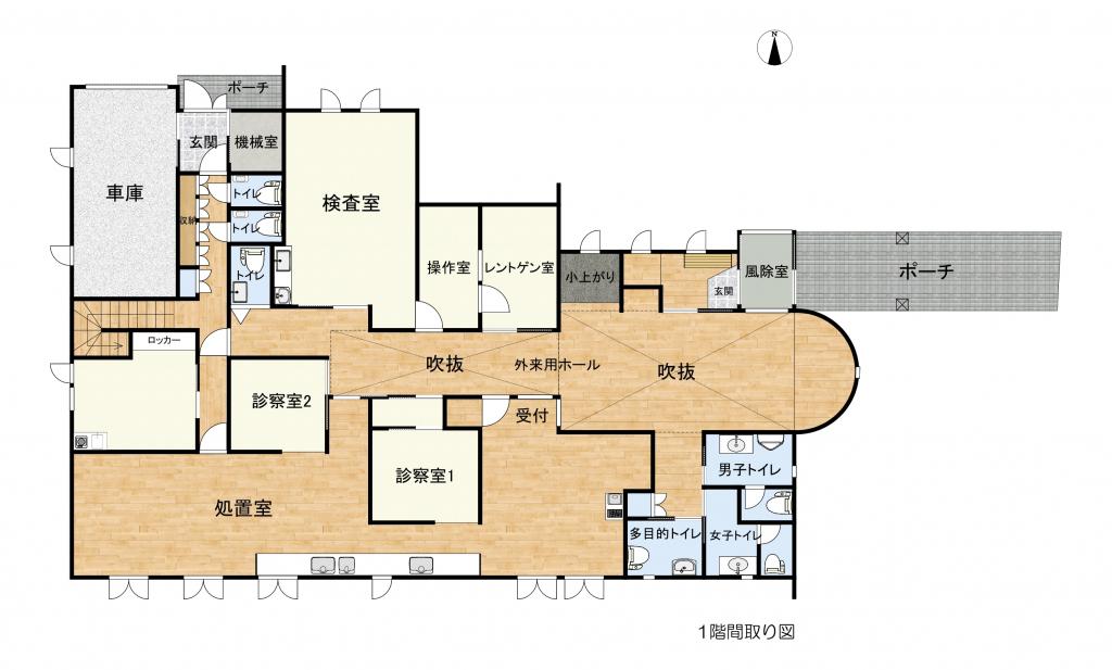 【価格改定】鹿追町新町1丁目　売店舗（土地面積 約204坪・延床面積 約84坪） 間取り