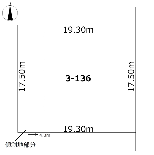 帯広市西２０条南６丁目　土地 間取り