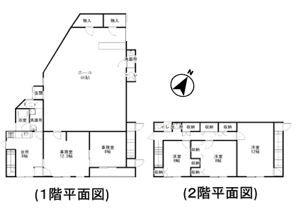 中古店舗・住宅  上士幌町字上士幌東２線　バイク等　趣味の部屋に！ 間取り