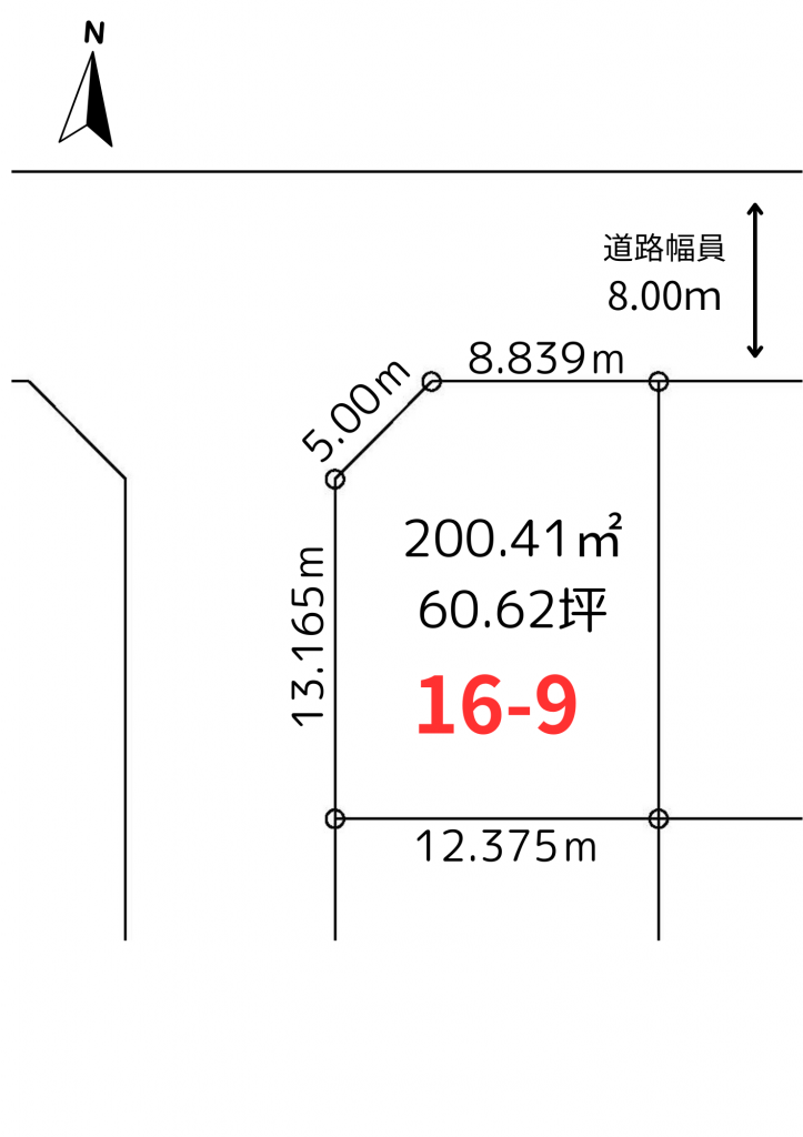 ★売土地・大空タウン★帯広市大空町3丁目16-9角地です 間取り