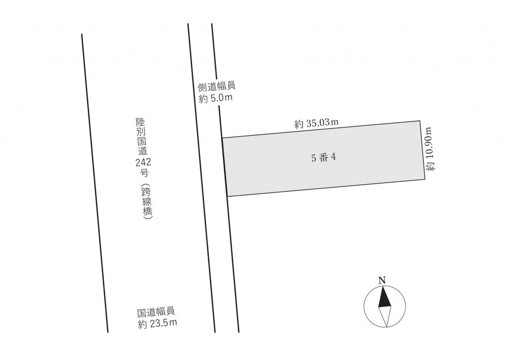 池田町利別本町 住宅用地 間取り