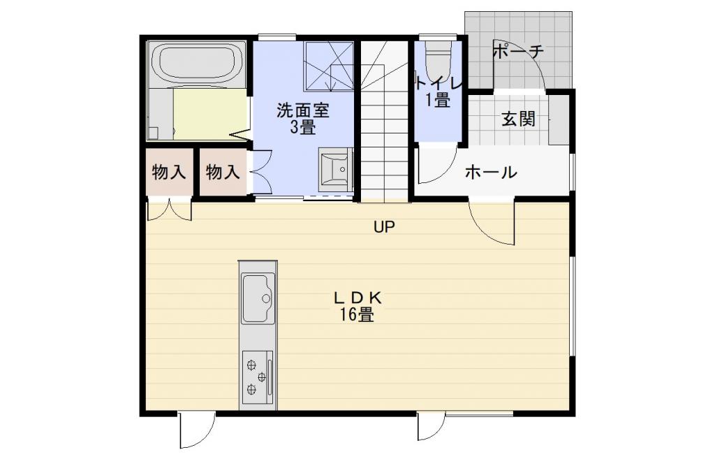 (価格改定) 芽室町東7条中古住宅 間取り