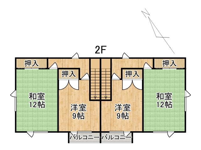 本別町南２丁目【新オーナー様募集！１棟２戸(２ＬＤＫ)】 内観